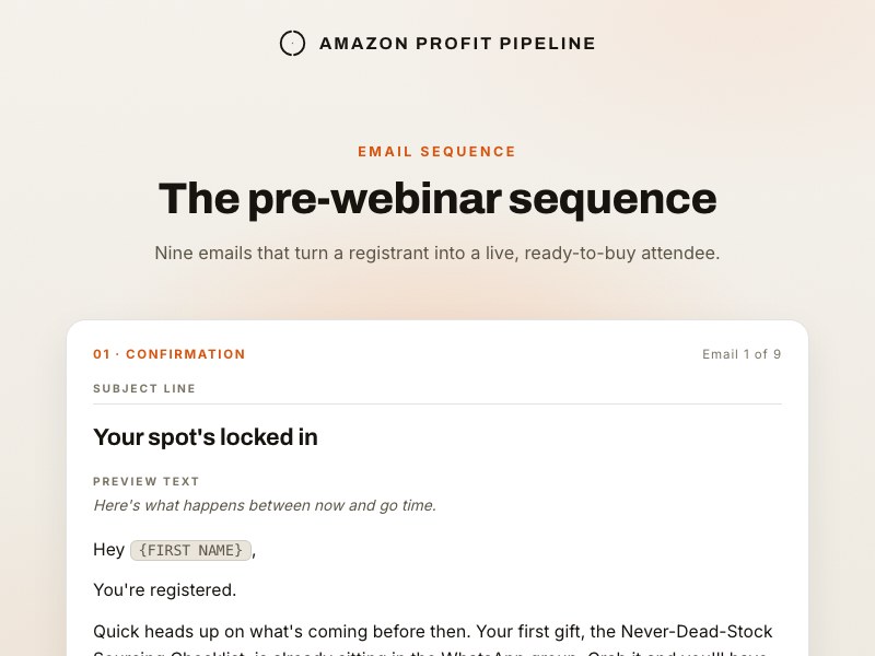 Pre-webinar preview